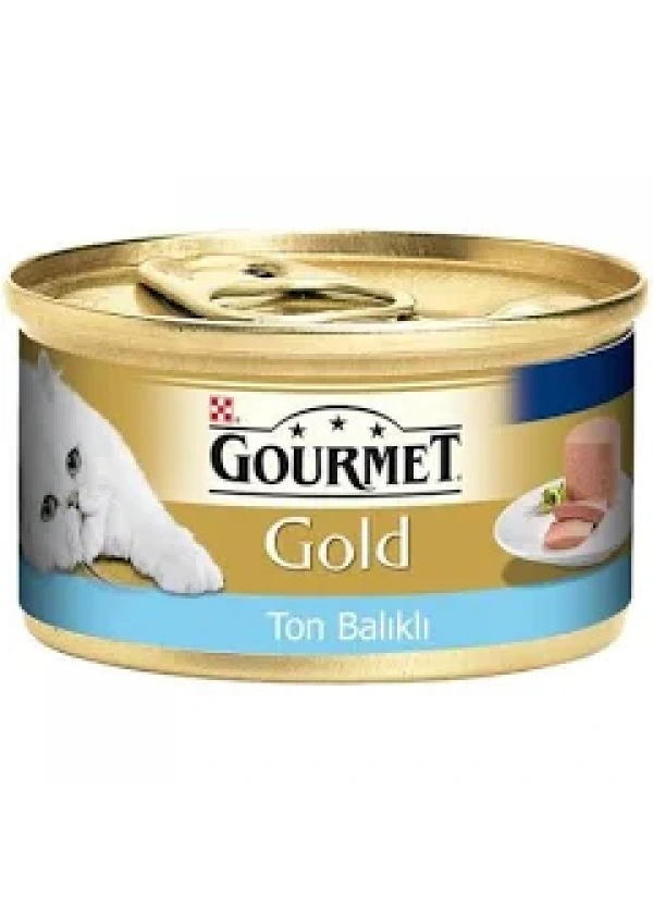 Gourmet Gold Kıyılmış Ton Balıklı Yetişkin Konserve Kedi Maması